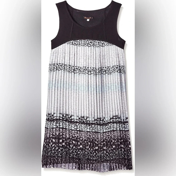 ELLA MOSS Holiday‎ Fashion Pleated Sleeveless Dress - Picture 1 of 7